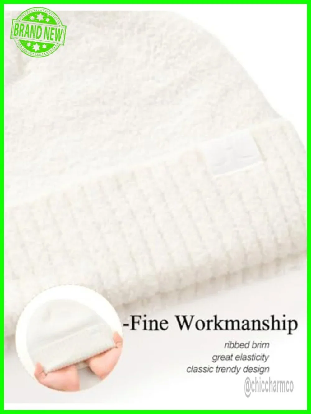 Women's Winter Hat Scarf Gloves Set Knit Beanie Touchscreen Gloves